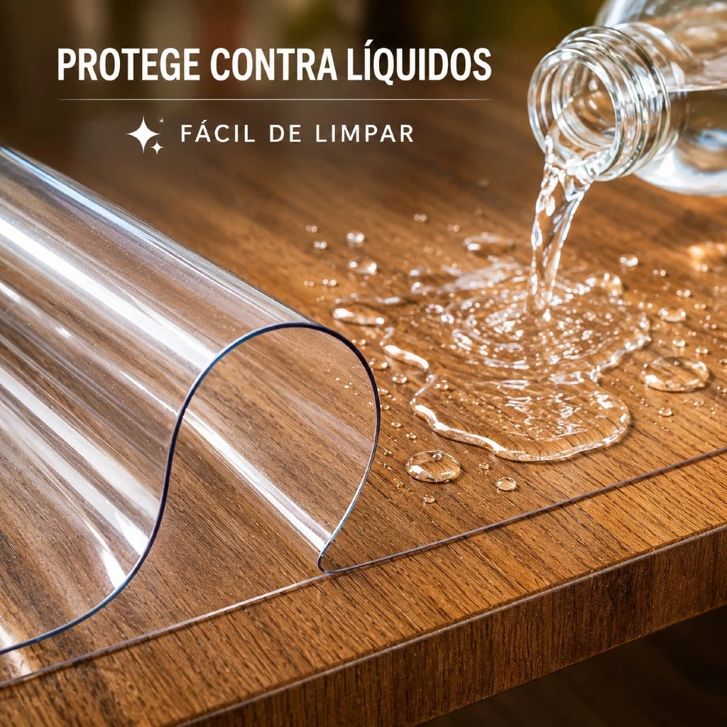 Película Protetora Transparente para Mesa