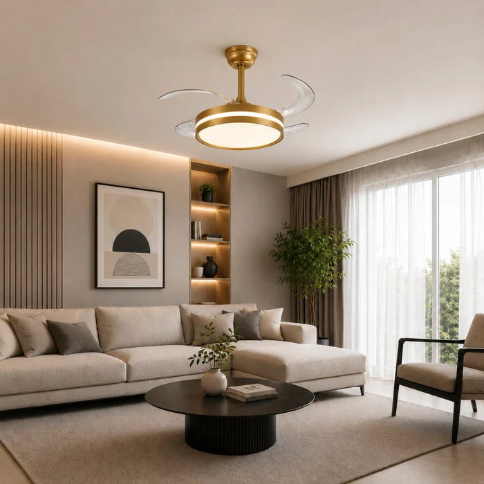 Luminária com Ventilador Luxo LumiAir™