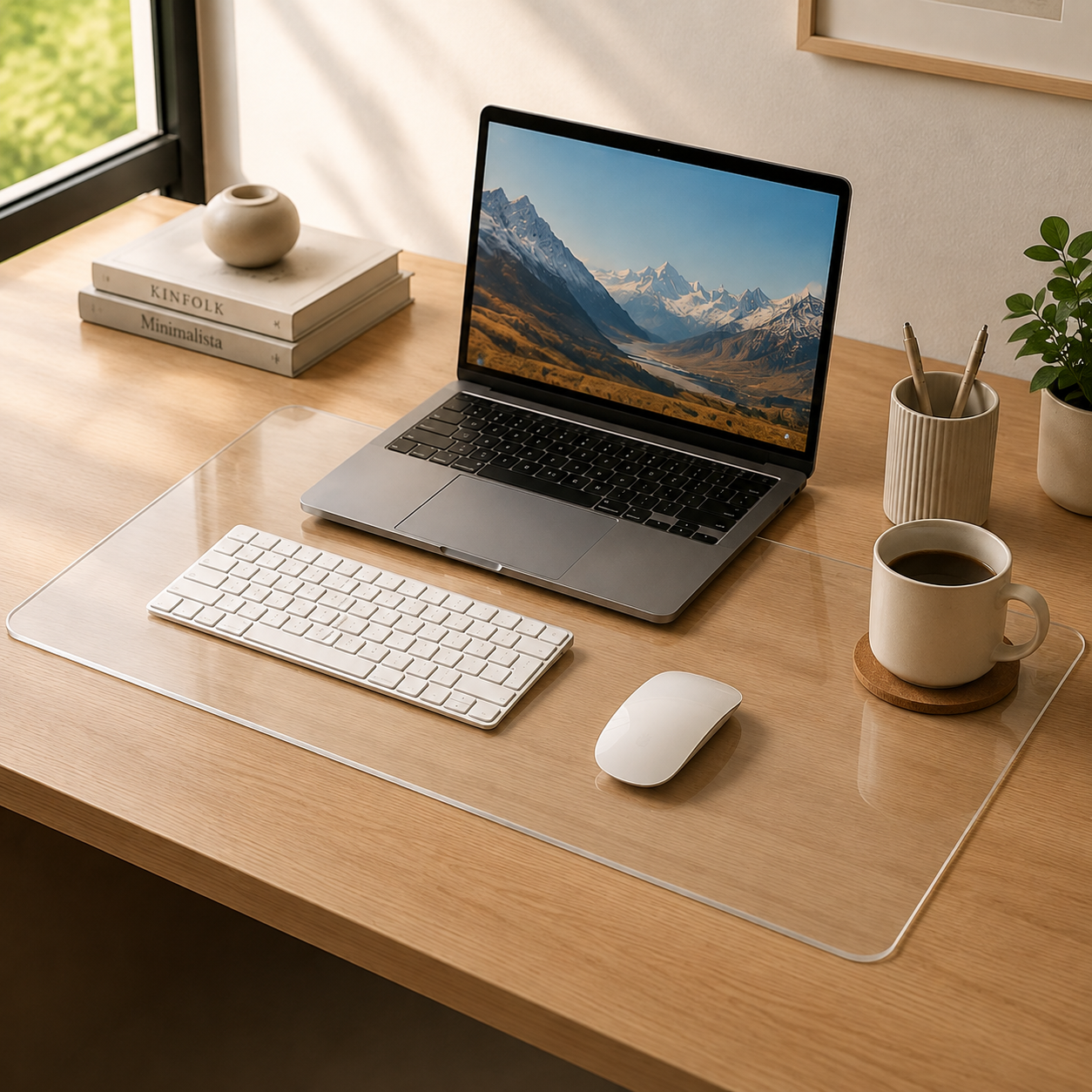 Mousepad Transparente Antiderrapante ProtegeLar
